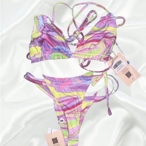 tiger mist st germain bikini top and bottom set size xxs for - Picture 1 of 1